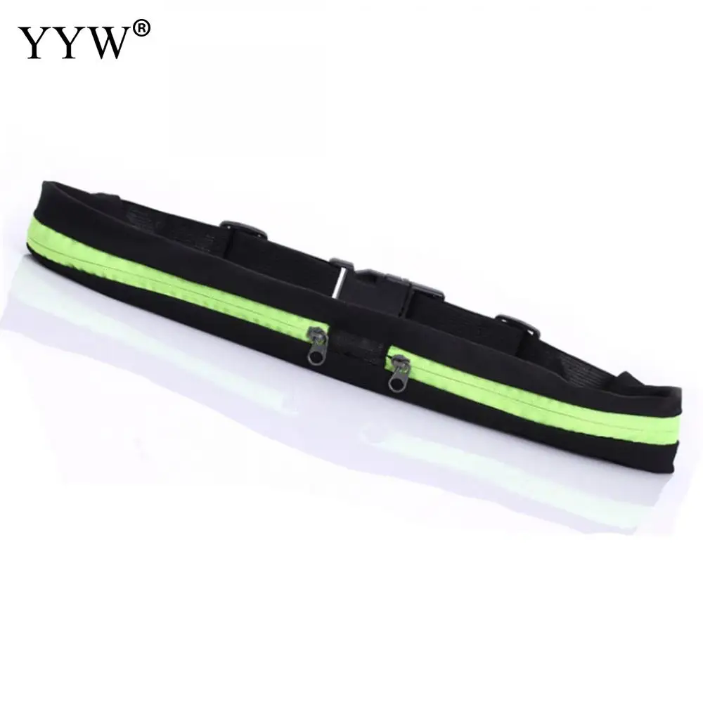 

Men Women Fashion Double Pocket Portable Phone Belt 2019 New Arrive Waist Pack Casual Small Bag For Traveling Running Sport