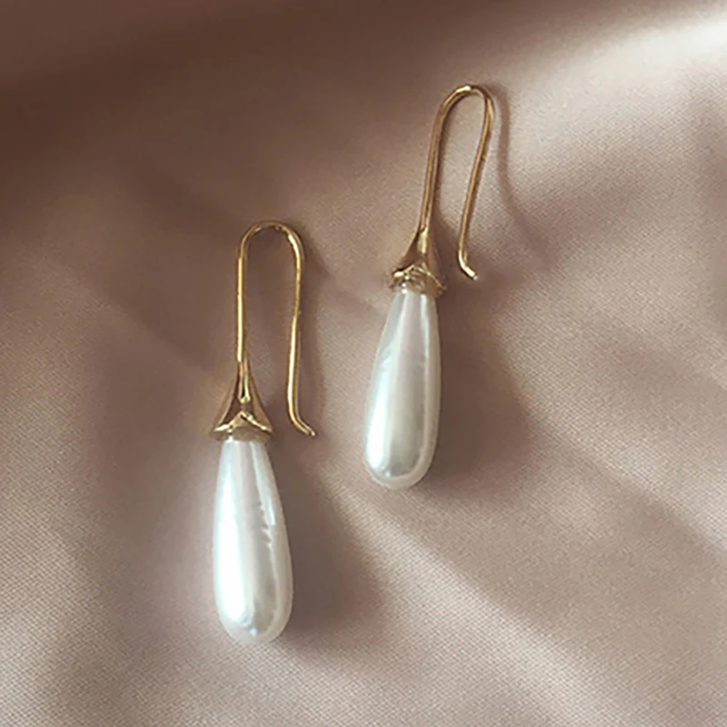Dangle Earrings Pearl Earrings Drop Earrings Pendant Earrings Long Earrings Dome Teardrop Earrings For Women
