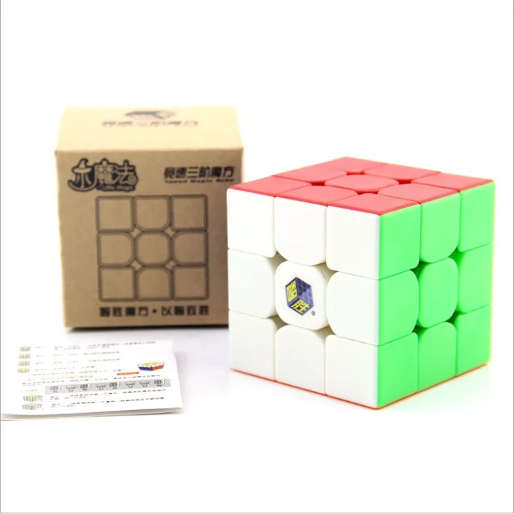 YuXin Little Magic 3x3x3 куб головоломка черный \ Stickerless Профессиональный ZhiSheng форма твист игра Cubo Magico подарок игрушки