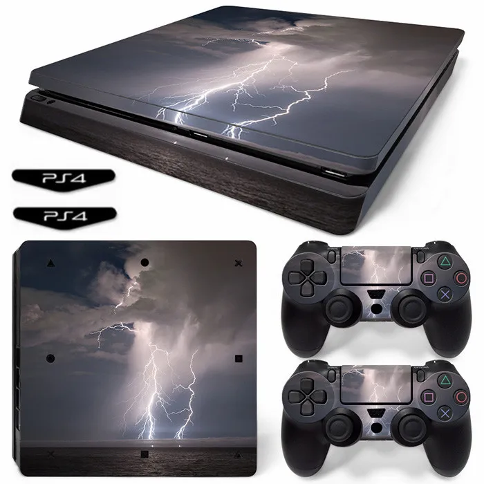 Наклейка для освещения Ps4 Slim виниловая наклейка PS4 Skin консоли и 2