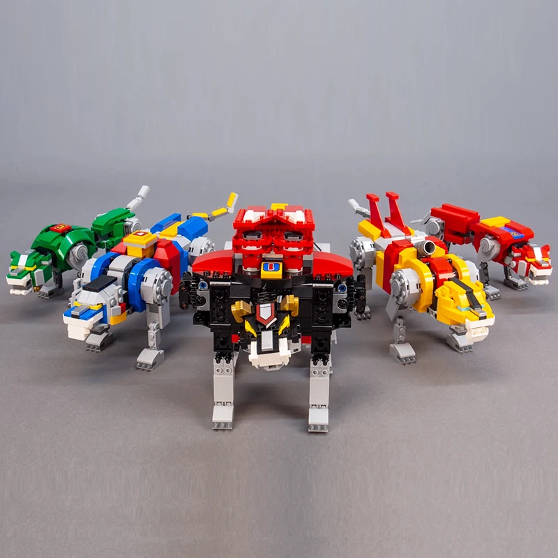 В наличии 16057 Voltron Defender of The Universe 5 в 1 сменная модель строительные блоки кирпичи