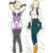 Аниме JK Dragon Ball Dakimakura наволочка для тела чехол Android 18 лазурит мультфильм короткие волосы девушка сексуальная обнимает обнимающий чехол для подушки