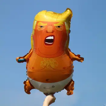 

10 PCS Trump Baby Balloons Unique Party Balloon Favorite Funny helium air Balloons Donald Trump Novelty party decorations 4