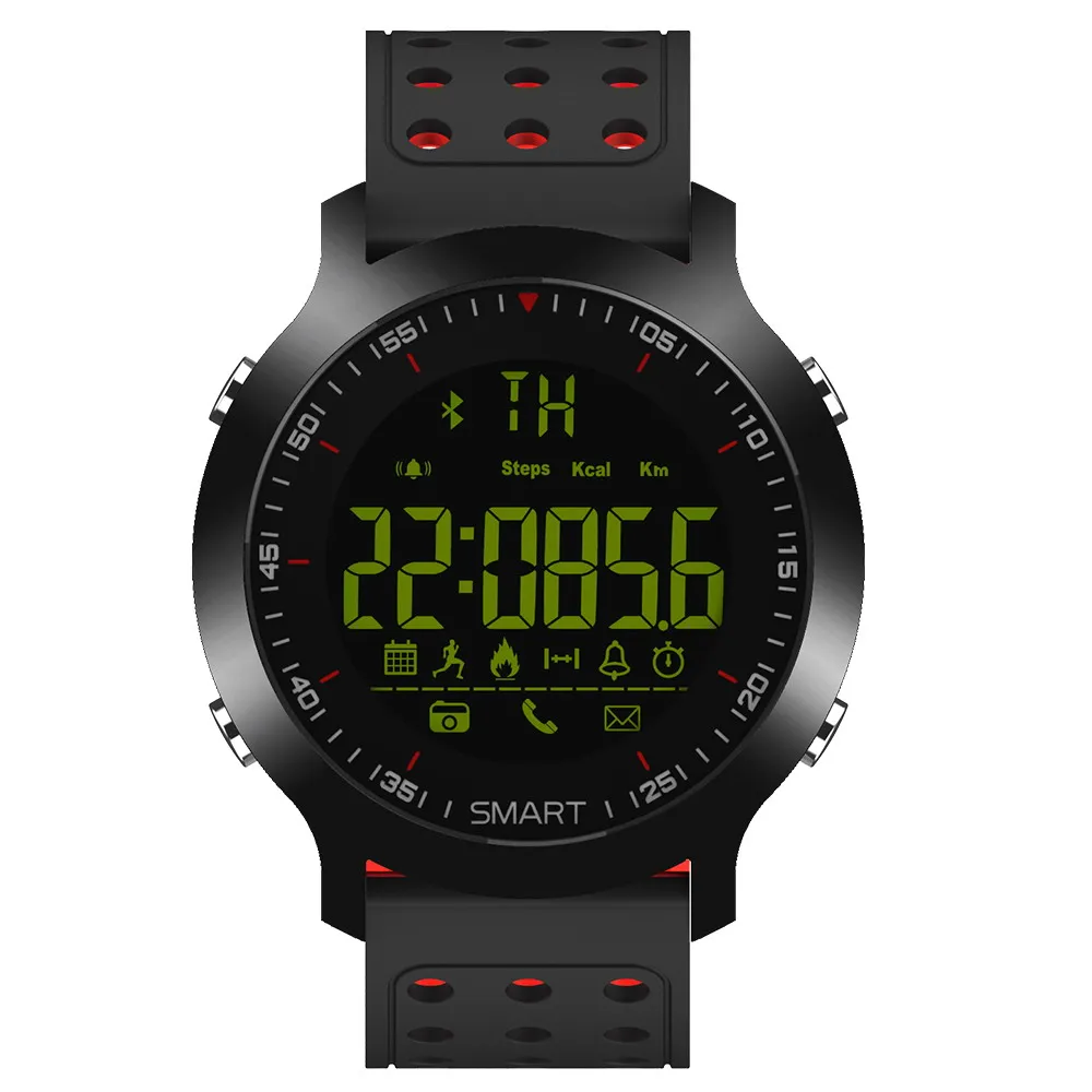 AOSMAN умные спортивные часы для плавания EX18C Bluetooth 4,0 спортивные часы 5 АТМ уведомления о звонках цифровые часы секундомер браслет