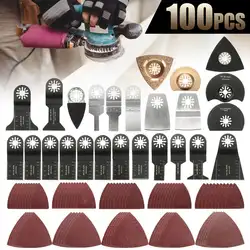 100 шт. Mix Осциллирующий Multi Tool углерода сталь режущие диски для Фейн Bosch Makita Новый