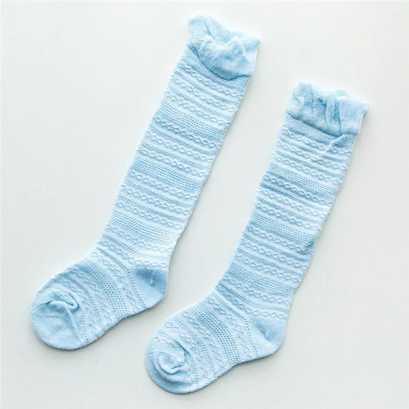 kids socks Newborn Baby Boys Girls Solid Lace Knee High Antislip Princess Stockings Socks kniekousen meisje #4j12 (13)