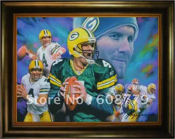 

Green Bay Packers Favre Oil Painting