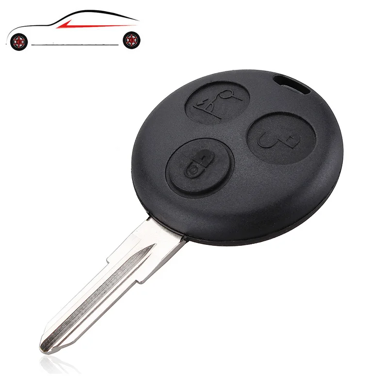 

GORBIN Replacement 3Buttons Remote Key Shell for Benz Smart Fortwo Uncut Blade Remote Car Key Cover Case