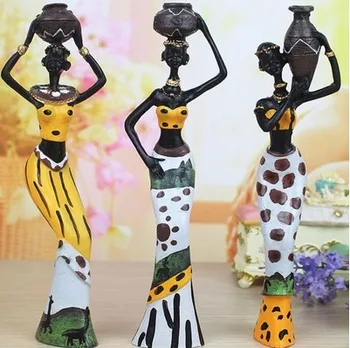 

Table Top Resin African Figure Sculpture