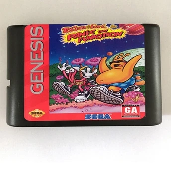 

Top quality 16 bit Sega MD game Cartridge for Megadrive Genesis system --- Toe Jam & earl panic on funkotron