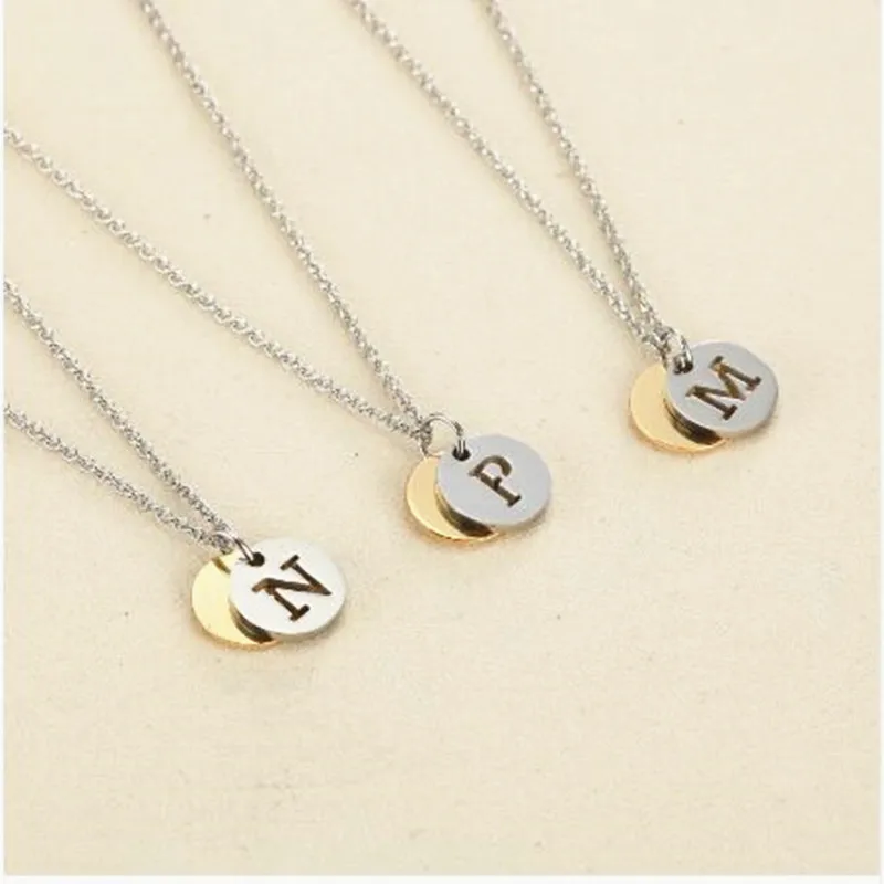 1 шт. цепочка с буквами из нержавеющей стали|necklace jewelry|jewelry goldmen jewelry gold |