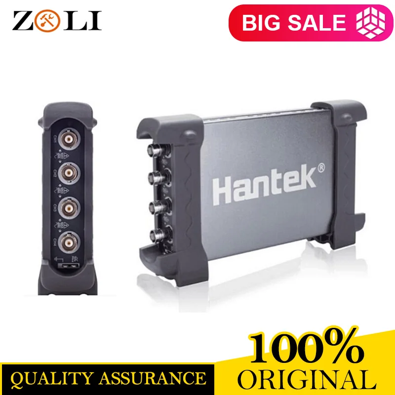 

Digital Storage Oscilloscopes PC USB Portable Oscilloscopes 4 Channels 70MHz bandwidths Automotive oscilloscope Hantek 6074BE