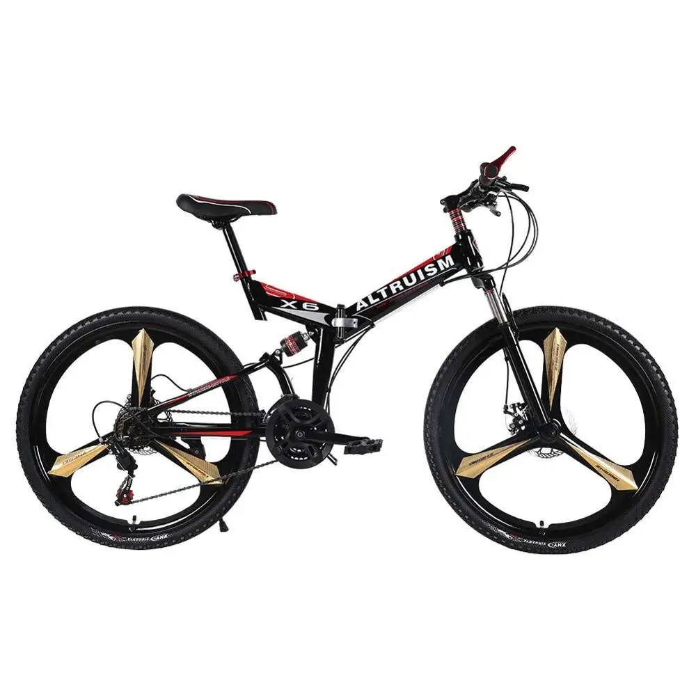 Cheap Altruism X6 21 Speed Steel Mountain Bike Bicicleta 26 Folding Bicycle Bicycles Bicicletas Mens Mountain Bikes 1