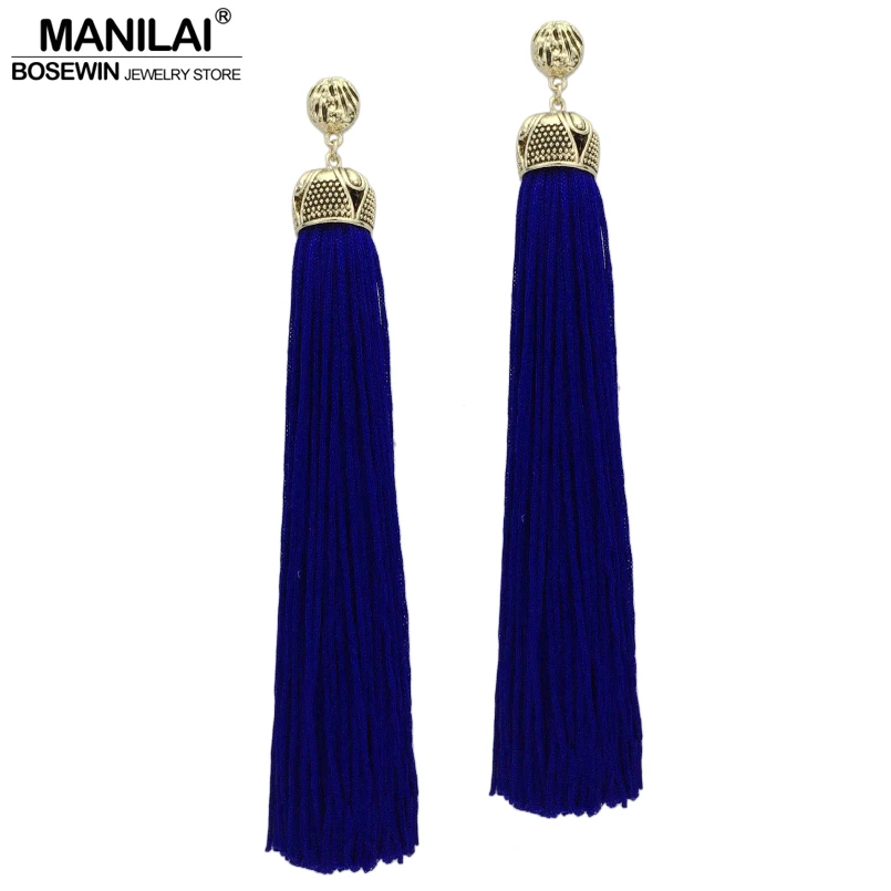 Винтажные серьги подвески для женщин 4 цвета|long tassel earrings|tassel earringsethnic earrings |