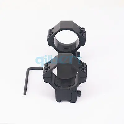 

Low Profile Connected 30mm Ring 11mm Rail Scope Sight Mount Torch Light Lamp Laser Air Bracket Clamp Universal