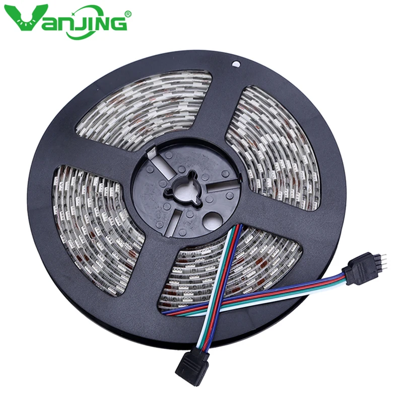 

Waterproof LED Strip 5050 SMD 300LED 5M Warm White Cold White Blue Green Red Yellow RGB Flexible 12V Led Strip Light