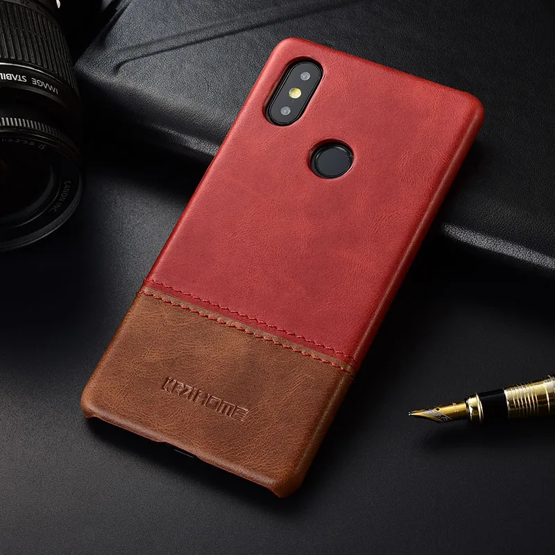 Чехол для Xiaomi Mi Max 3 KEZiHOME роскошный популярный цвет натуральная кожа твердая