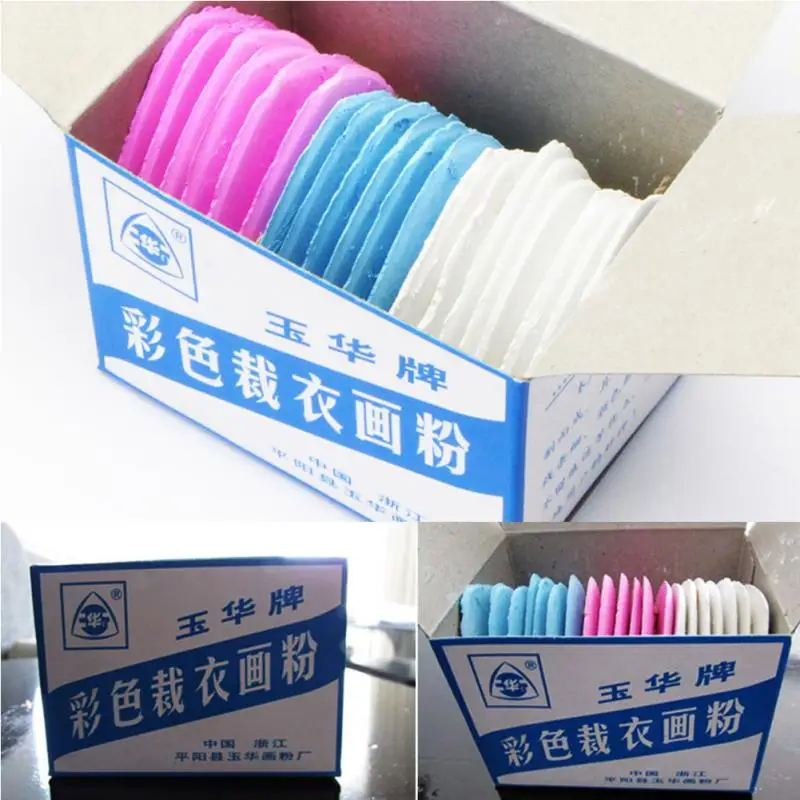 

20Pcs Assorted Tailor Fabric Chalk Dressmaker Pattern Marking box Chalk Sewing Accessories