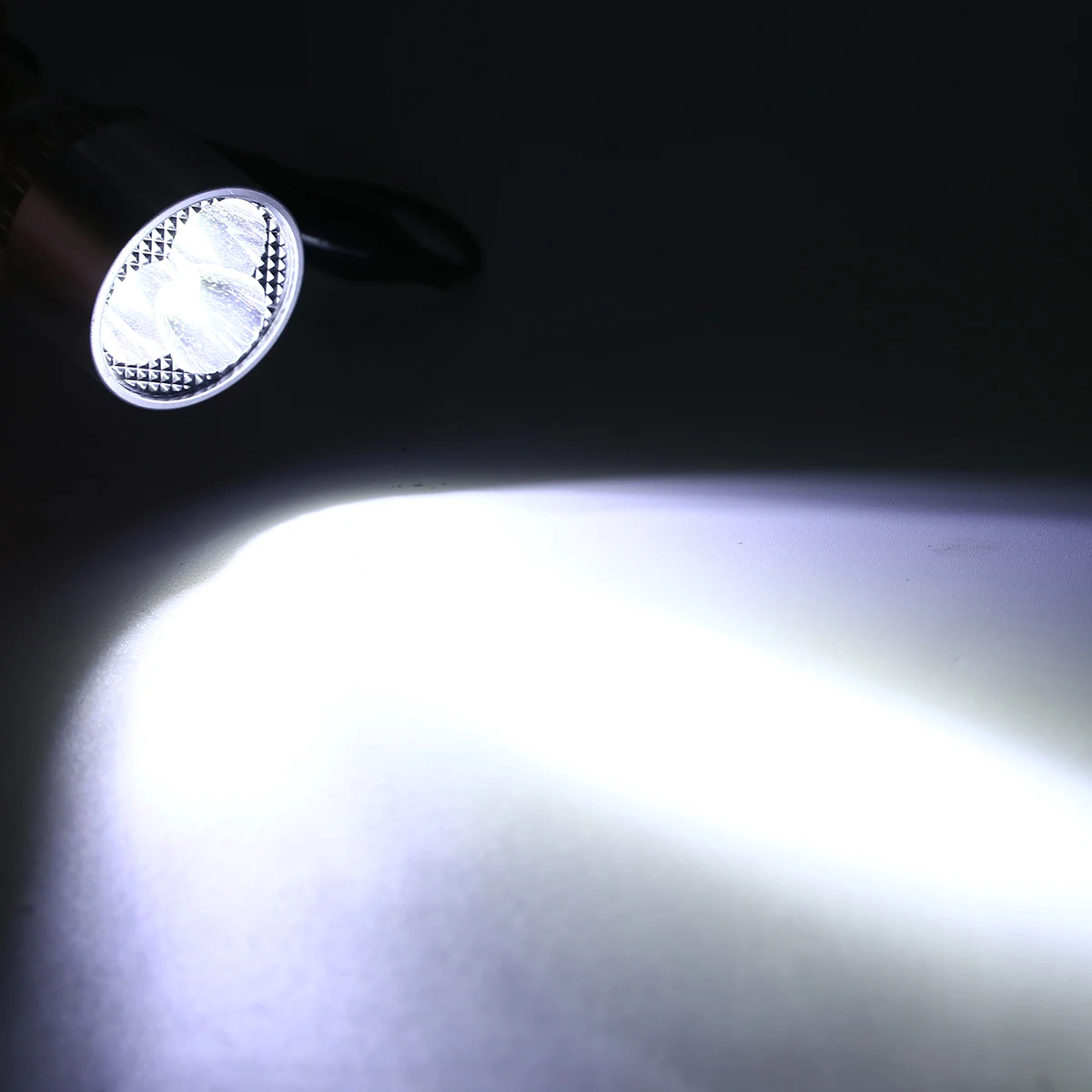 Treyues 1pc BA20D 9W 3LED Motorcycle Headlight Spot Light Fog Driving Lamp White For Scooter ATV Dirtbike