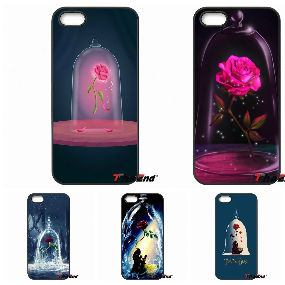 Для ipod touch iphone 4 4S 5 5S 5C SE 6 S 7 Plus Samung Galaxy A3 A5 J3 j5 J7 2016 2017 Belle Красота и чудовище розовый