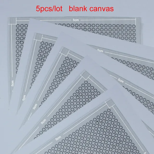 5 pz/lotto di Diamante Del Ricamo Bianco della Tela di canapa con Colla 8x8 cm D 5 pz/lotto di Diamante Del Ricamo Bianco della Tela di canapa con Colla 8x8 cm D