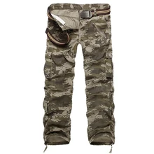 Мужские военные брюки Уличная Повседневная мульти-комбинезоны с карманами свободные стильные брюки мужские модные брюки карго камуфляжные мужские брюки одежда