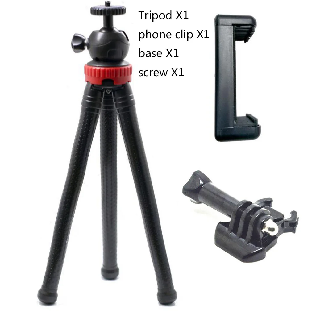 

Travel Portable Tripod Flexible Octopus Mini Mobile Phone Tripod Bracket Monopod Selfie Stick For iPhone DSLR Camera Gopro