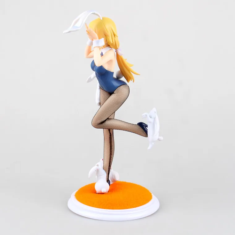 GZTZMY Anime Infinite Stratos Charlotte Dunois sexy Bunny style Girl Action figure toy Model leaves doll PVC Anime figurine toys9 (1)