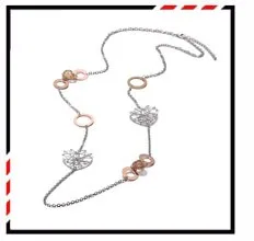 Hot Tree of Life Crystal Round Small Pendant Necklace Gold 11 8