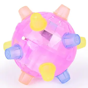 

Flashing Light Up Spikey Ball Kid TPR Flashing High Bouncing Balls toy for Children Cherryb
