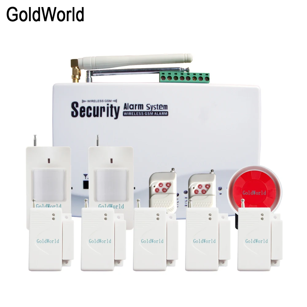 

Two antenna GSM Security House Alarm System Support Russia English Voice