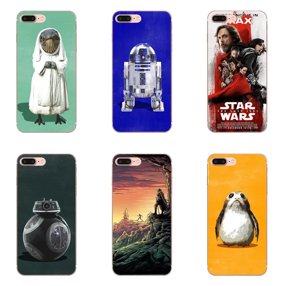 

For Huawei Honor 4C 5A 5C 5X 6 6A 6X 7 7A 7C 7X 8 8C 8S 9 10 10i 20 20i Lite Pro Picture Phone Case Star Wars The Last Jedi