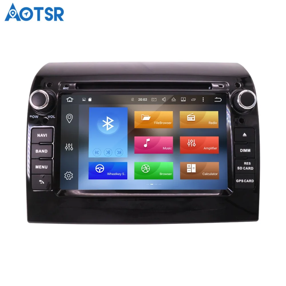 Sale Aotsr Android 8.1 GPS navigation Car DVD Player For FIAT DUCATO 2011-2015 multimedia 2 din radio recorder 4GB+32GB 2GB+16GB 2