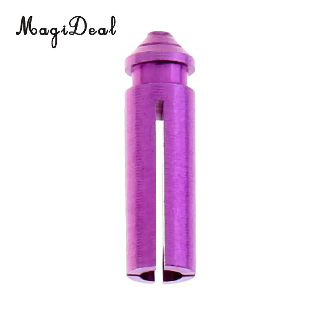 MagiDeal 9 Pieces Anodised Aluminum Dart Flight Savers / Protectors Purples