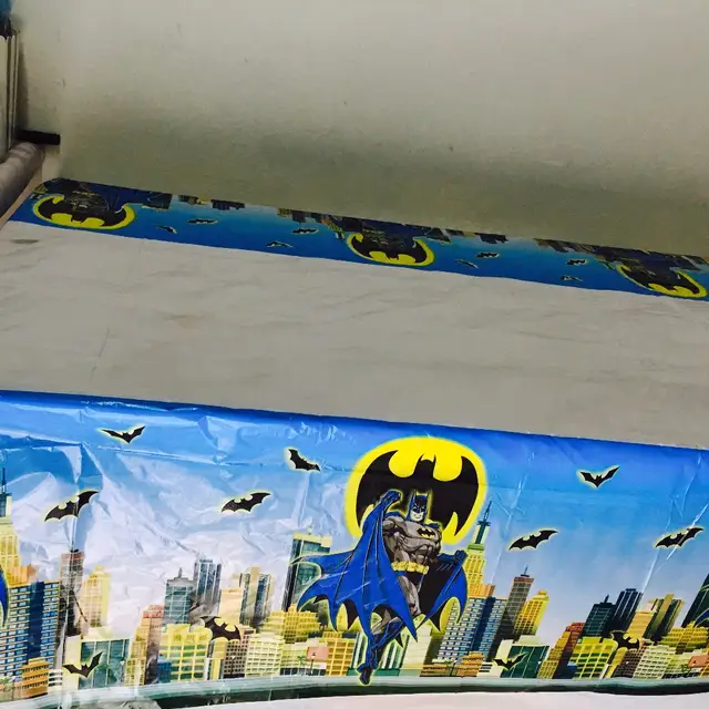 1pcs Lot Batman Tablecloths Baby Shower Party Decoration Batman
