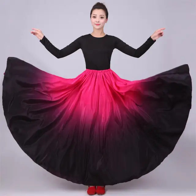 silk long skirts for women