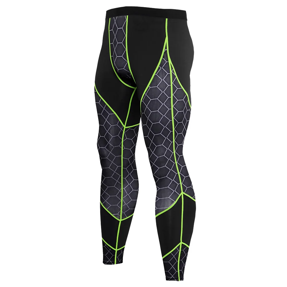 

Quick Dry Sports Compression Pants Men Fitness Tights Yoga Pants Exercise Long Trousers Gym Running Pants Skinny Leggins Hombre