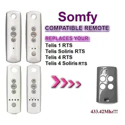 2 шт. для Somfy тэлис 4 RTS, Somfy тэлис 4 soliris RTS дистанционный пульт высокого качества