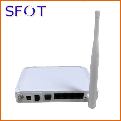 1 порт GE+ 3 порта FE+ CATV+ wifi ONU SF8004FSCW, может работать с HW/FH OLT, GPON или EPON на ваш выбор