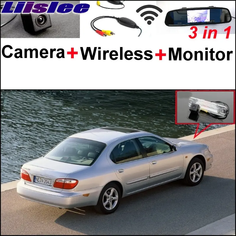 

Liislee 3 in1 Special Rear View Camera + Wireless Receiver + Mirror Monitor Easy Parking System For Nissan Maxima QX 2000~2006