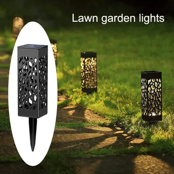 

Outdoor Waterproof Solar Hollow LED Lamp Light Control Induction Lawn Garden Light SKD88