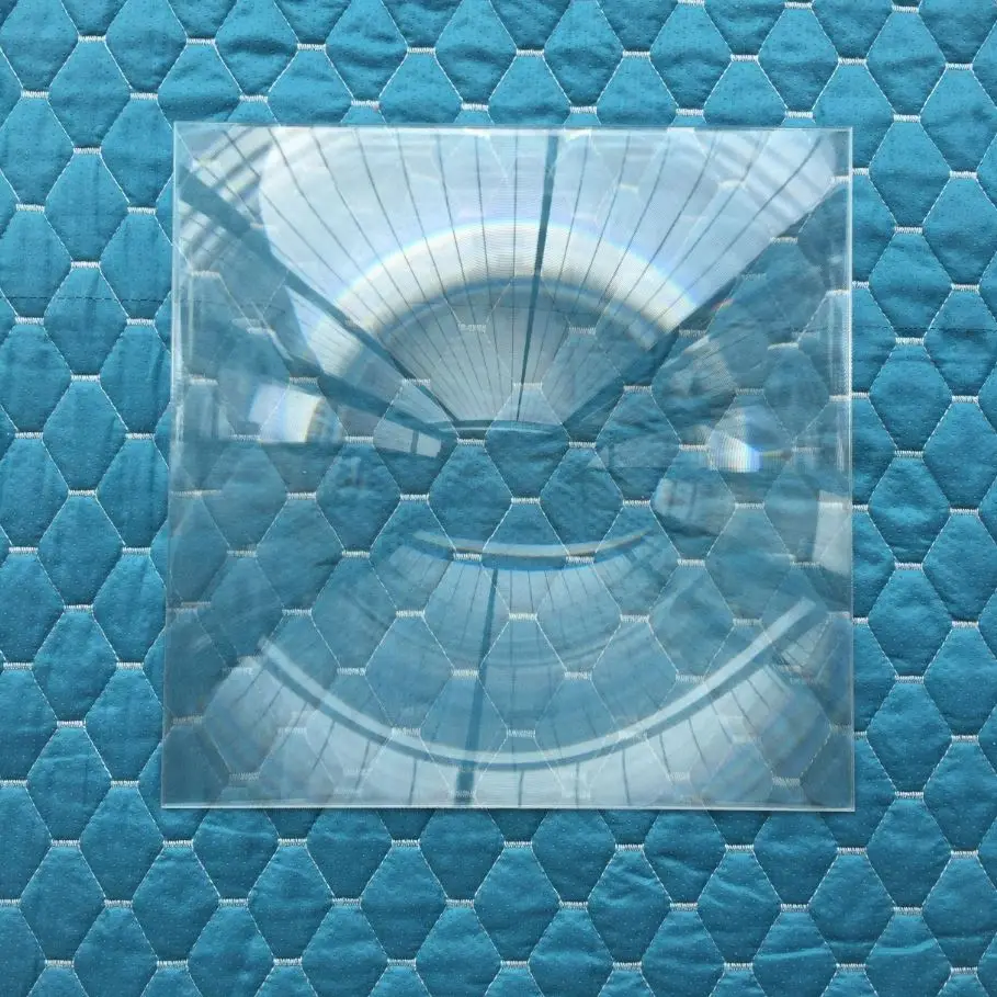 PMMA линза Френеля 100*100 мм фокусное расстояние 120 мм Солнечная фокусировка пластиковая акриловая Лупа DIY проектор
