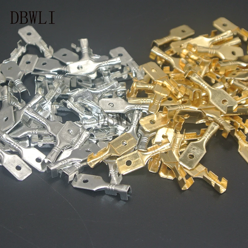 Клеммная колодка 6 3 мм 4 8 2 50 шт.|terminal block|connector terminal blockcrimp connector |