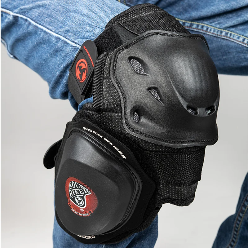ROCK BIKER RACING PLUS Knee Shin Protector with slider  