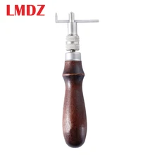 Lmdz borda de couro ajustável, borda de couro, ferramenta de costura, borda artesanal, groove