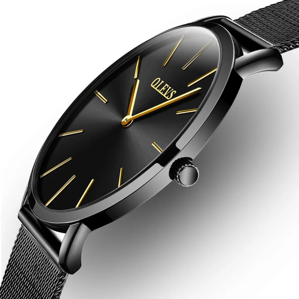 Mens Watches Top Brand Luxury OLEVS Men Ultra thin Watch Sport Water