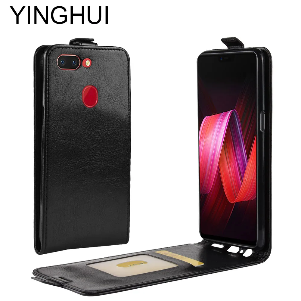 

YINGHUI Luxury Case For OPPO A83 5.7" / OPPO R15 Dream Mirror 6.28" Phone Case PU Leather Flip Protective Back Cover Coque