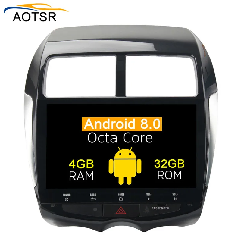 Android 8,0 автомобильный cd dvd радио плеер для MITSUBISHI ASX RVR Outlander Sport 2010+ gps навигация автомобильный мультимедийный стерео головное устройство