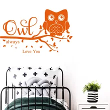 

Pretty Owl Wall Sticker Wall Decal Sticker Home Decor for Living Room Company School Office Decoration Accessories Murals