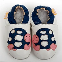 Кожаная детская обувь для девочек с рисунком черепахи; обувь для малышей; тапочки для маленьких девочек; мокасины для малышей; детская обувь; нескользящая обувь для малышей 0-4 лет - Цвет: baby shoes white